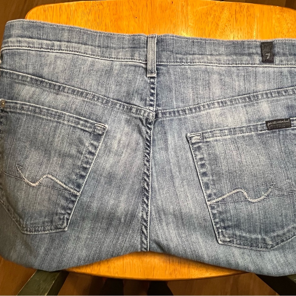 7 For All Mankind Men's "The Standard" Straight Leg Jeans Blue Wash 34x33.5 - Picture 7 of 7